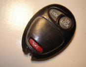 Broken automobile key fob