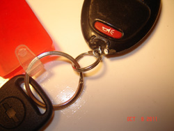 Repaired auto key fob